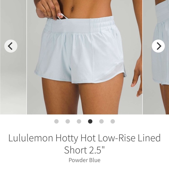 NWT Lululemon Hotty Hot Low Rise Shorts- 2.5" with liner - Picture 4 of 5